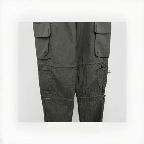 Garage Paxton Parachute Pants Size XS Black 100% Cotton Gorpcore Relaxed Pockets - Picture 7 of 12
